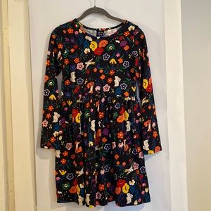 Hanna Andersson girls woodland floral dress size 12 ( 150)